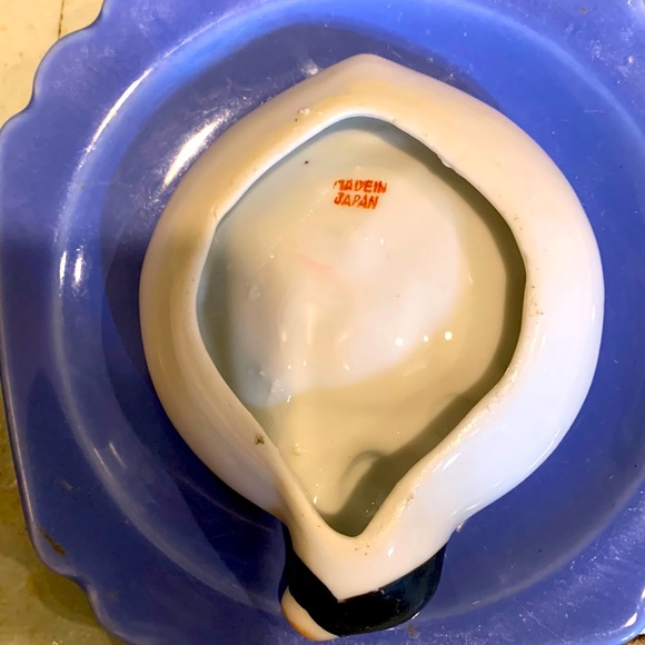 Vintage Lusterware Native American Handpainted Ashtray - Picture 2 of 5